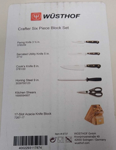 Wusthof crafter piece - crafter, 7-piece