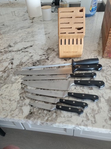 Wusthof knife set with block - wusthof,