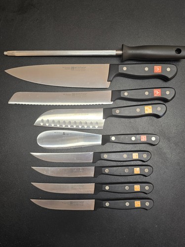 Lot wusthof knives - of, 9