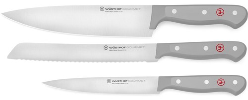 Wusthof gourmet grey - gourmet, 3-pc